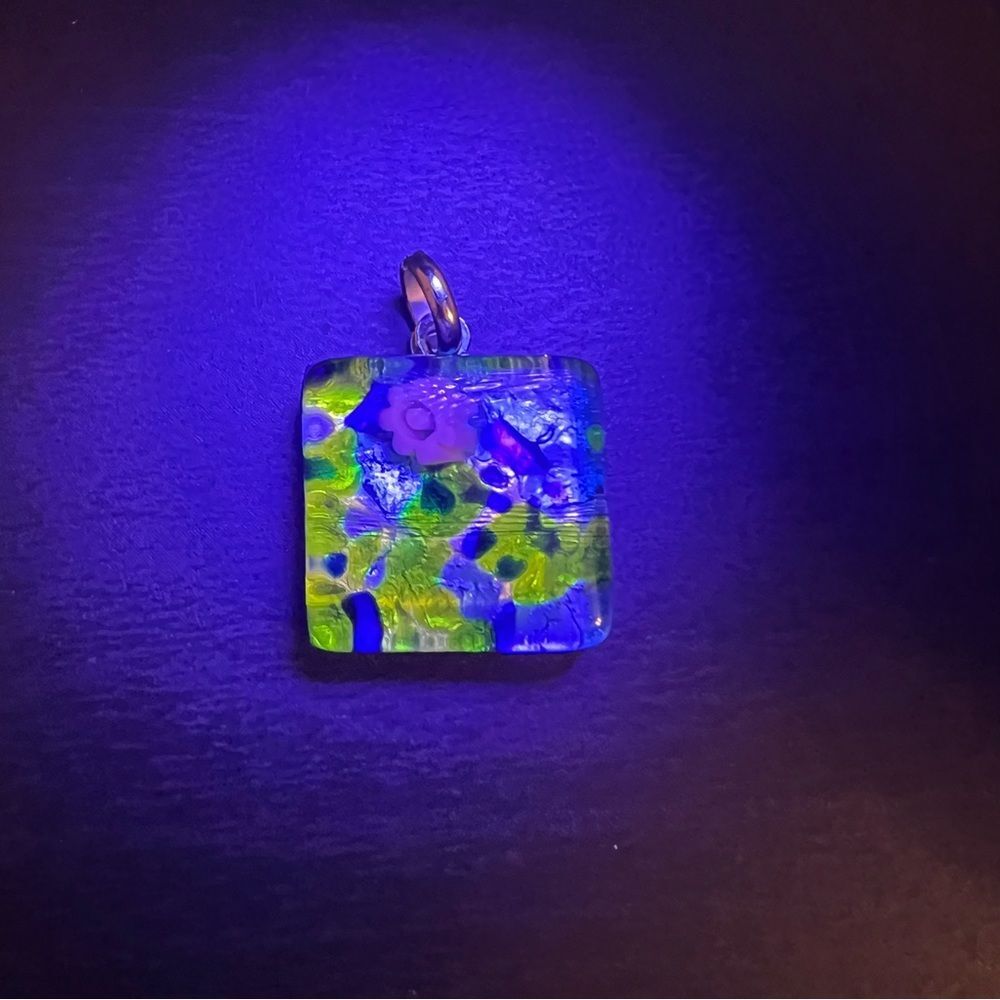 Millefiori Murano Glass Pendant - Picture 3 of 3